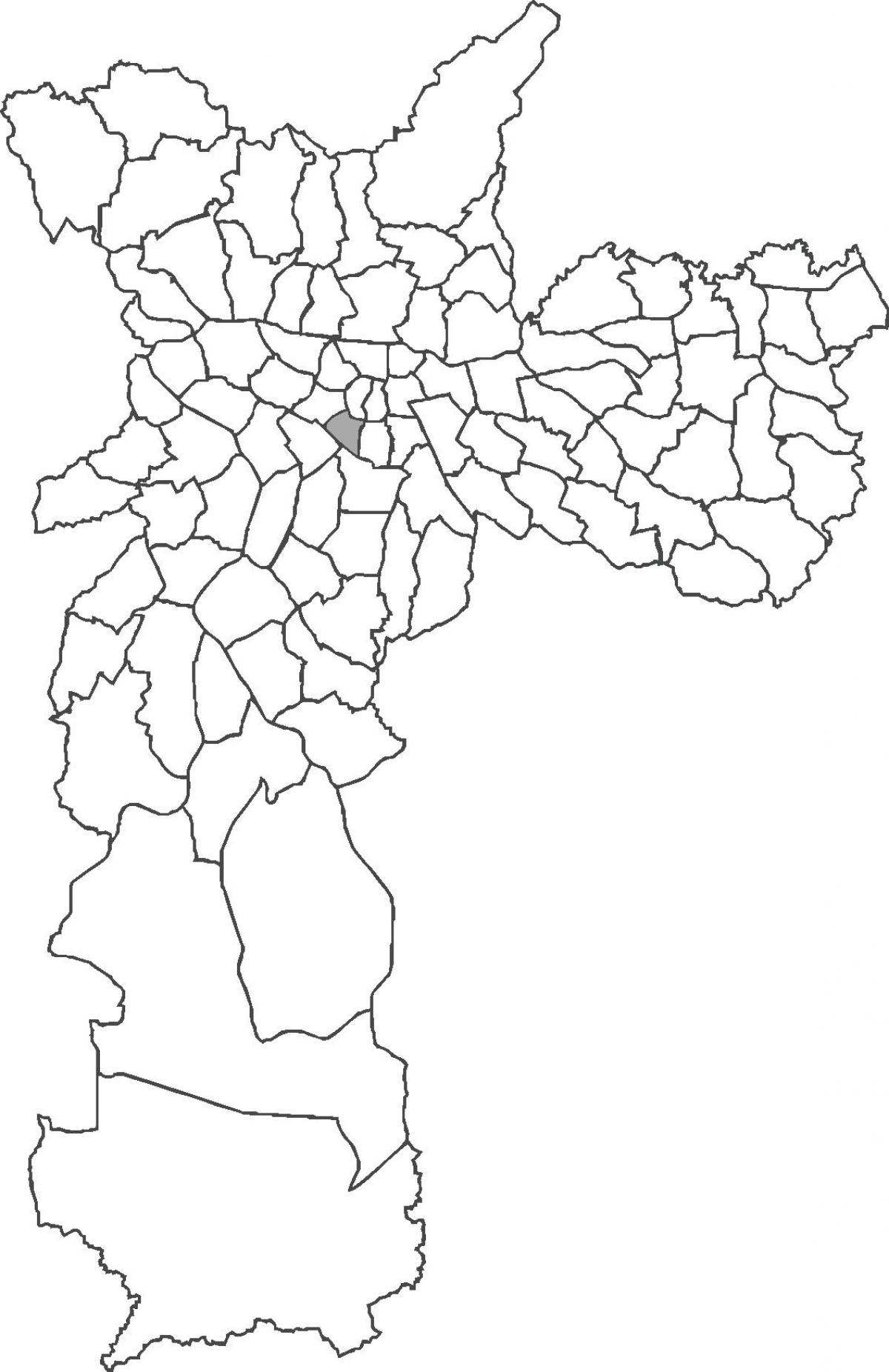 Mapa ng Béla Vista distrito