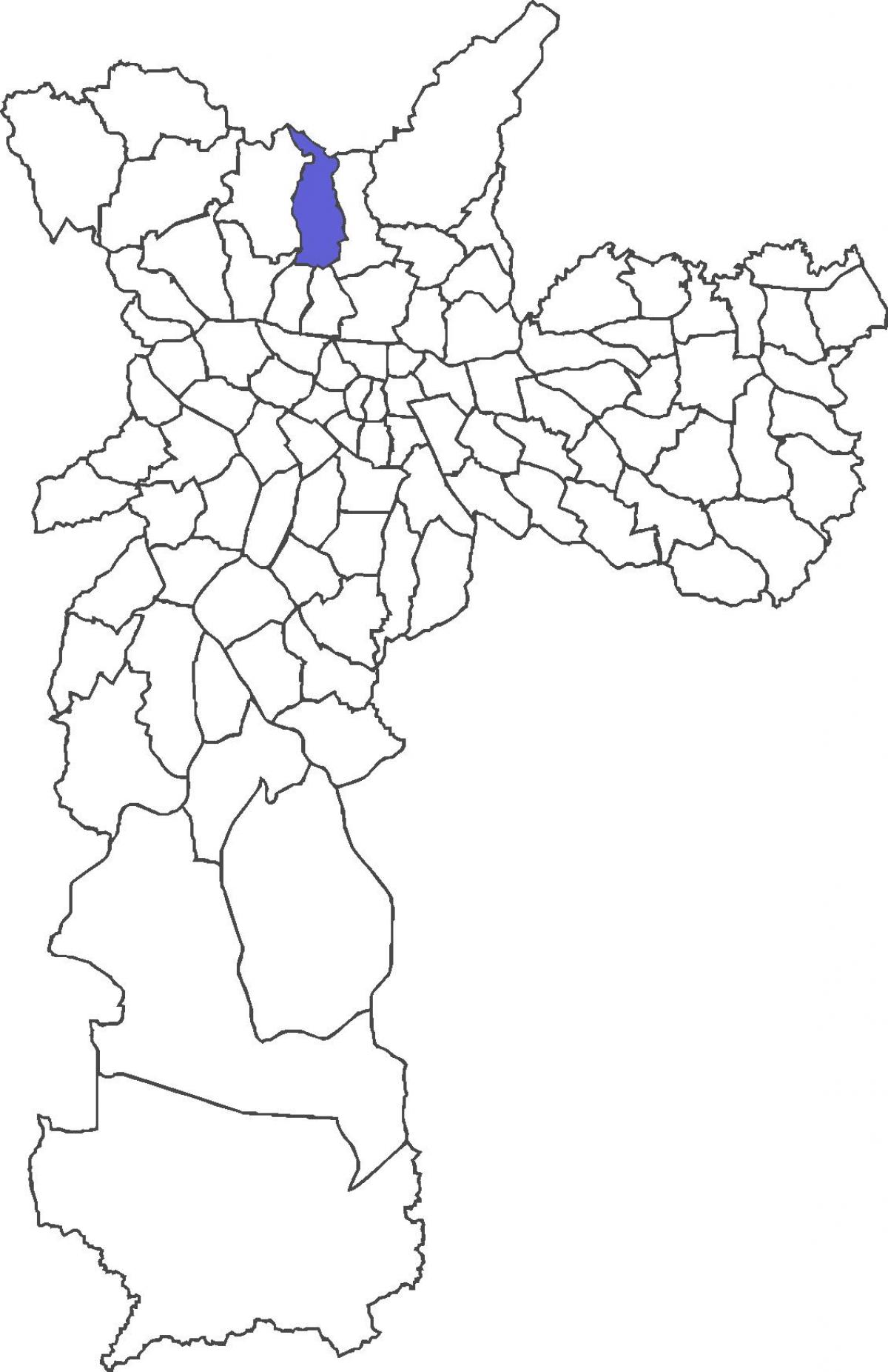 Mapa ng distrito Cachoeirinha