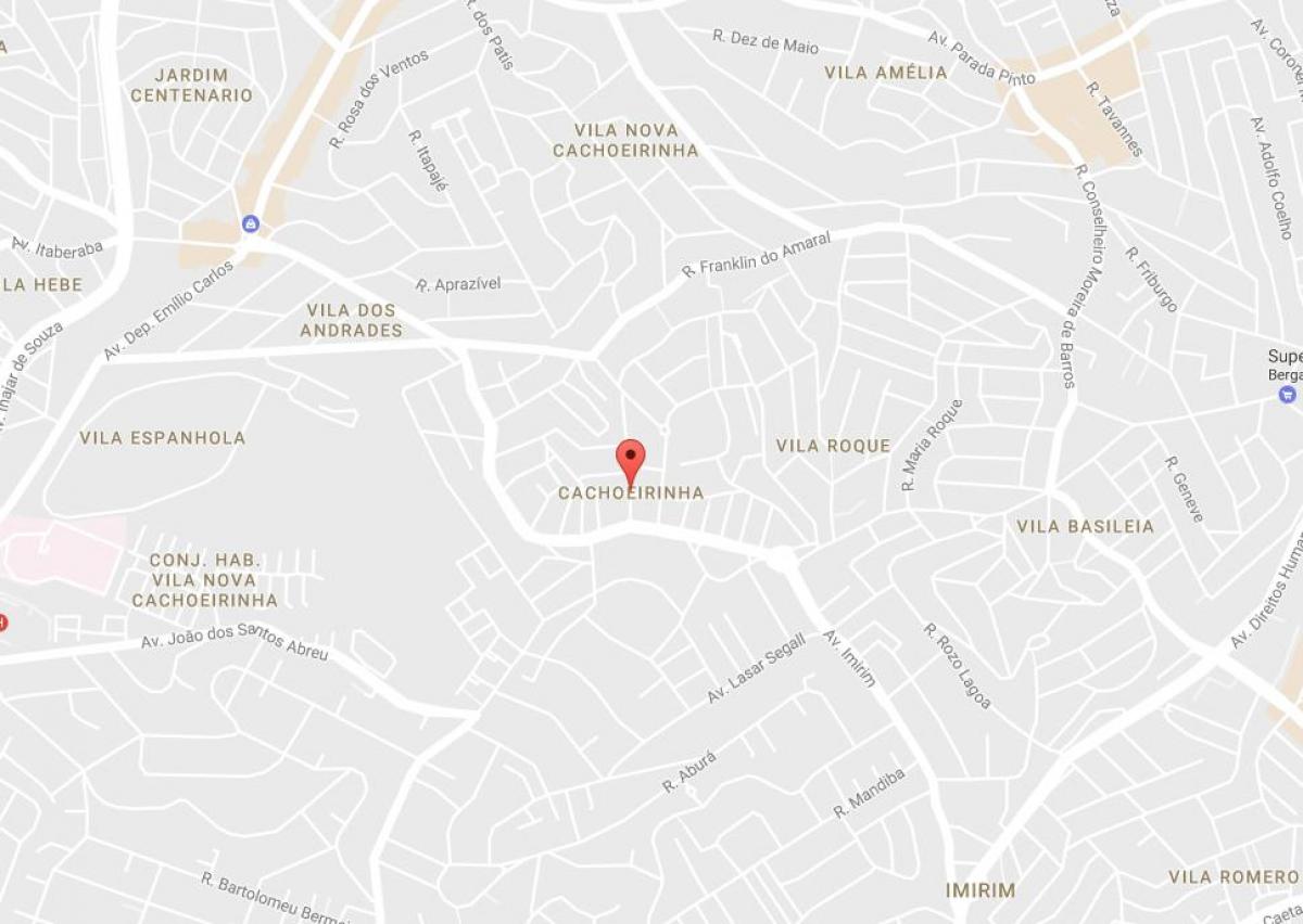 Mapa ng Cachoeirinha São Paulo