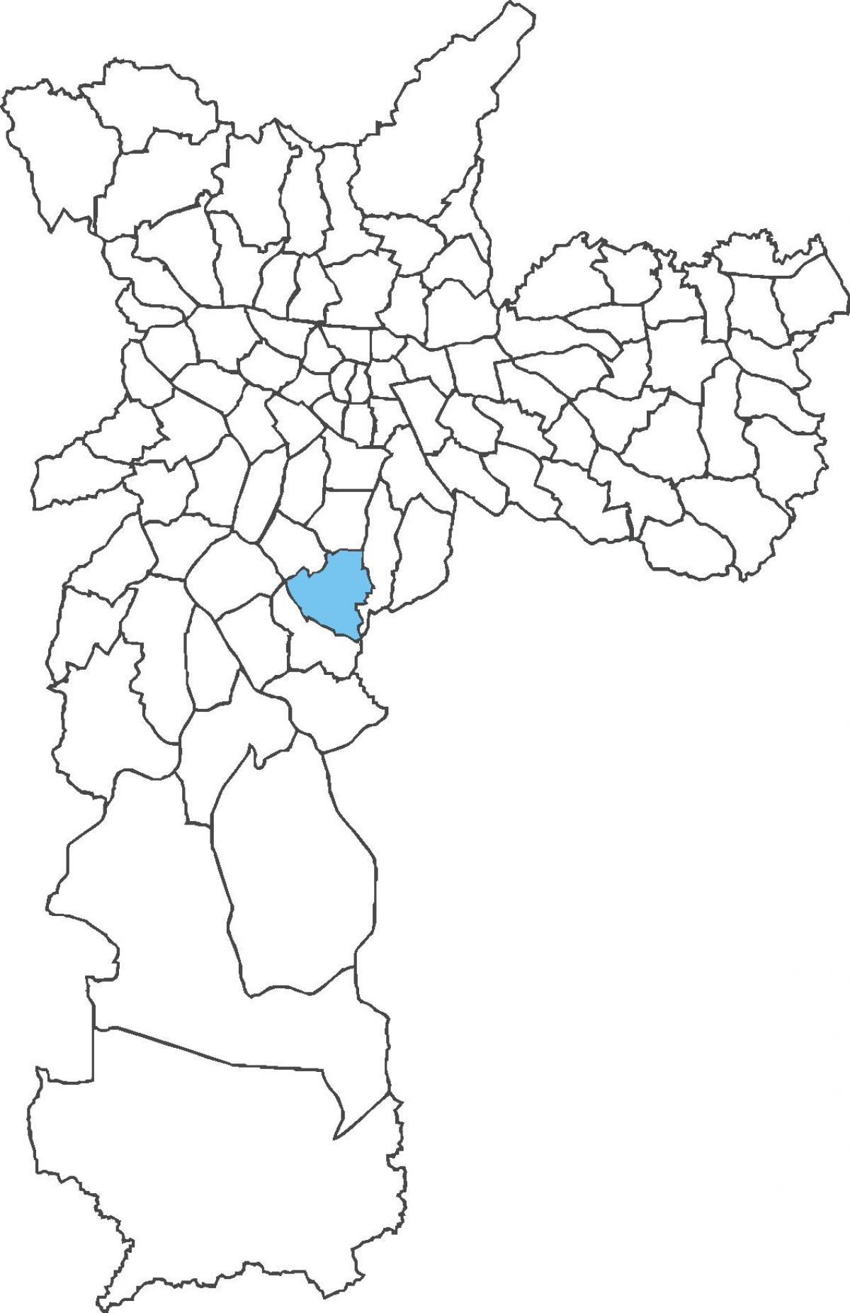 Mapa ng distrito Jabaquara