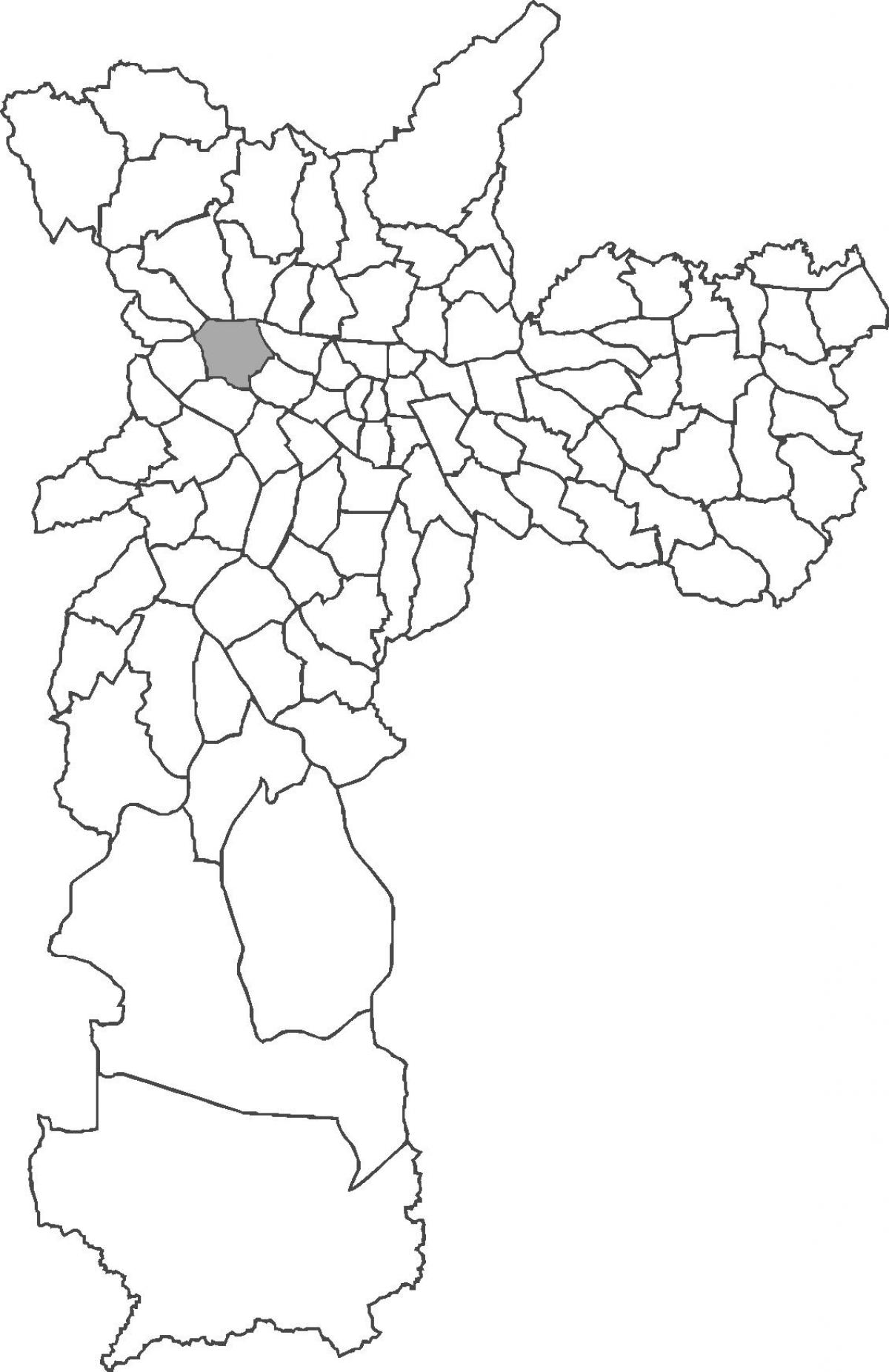 Mapa ng distrito Lapa