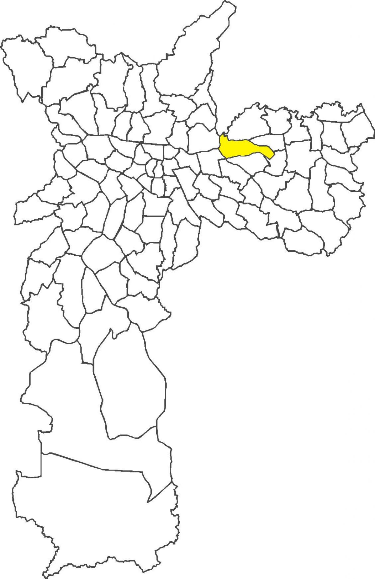 Mapa ng distrito Penha