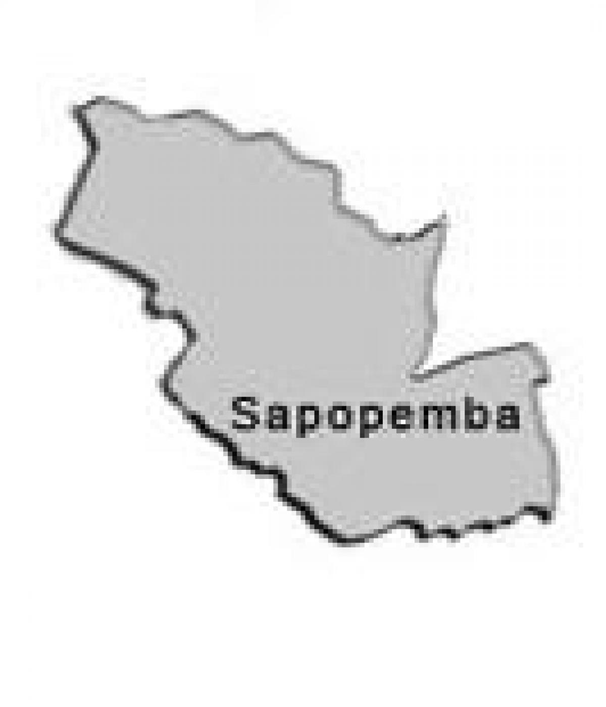 Mapa ng Sapopembra sub-prefecture