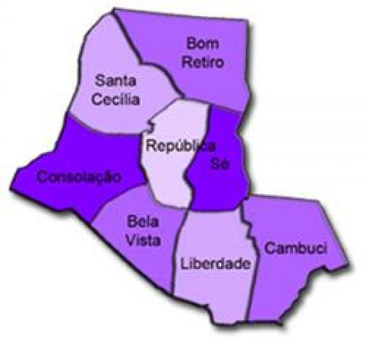 Mapa ng Se sub-prefecture