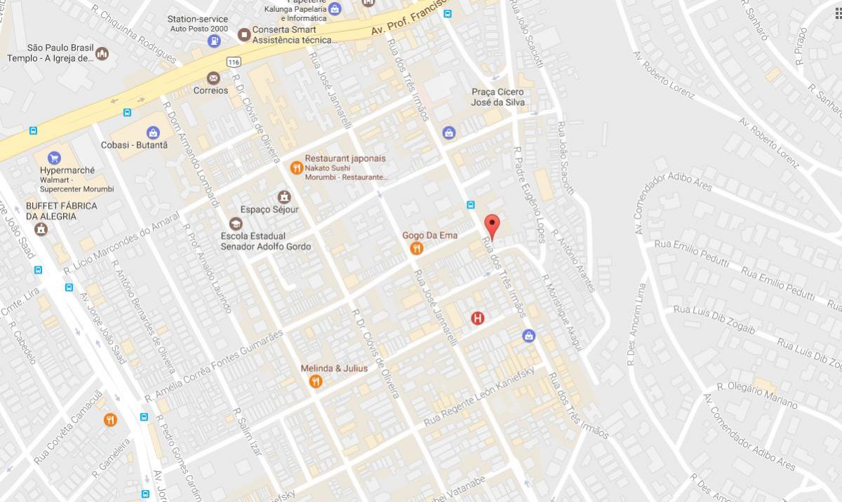 Mapa ng Socorro São Paulo