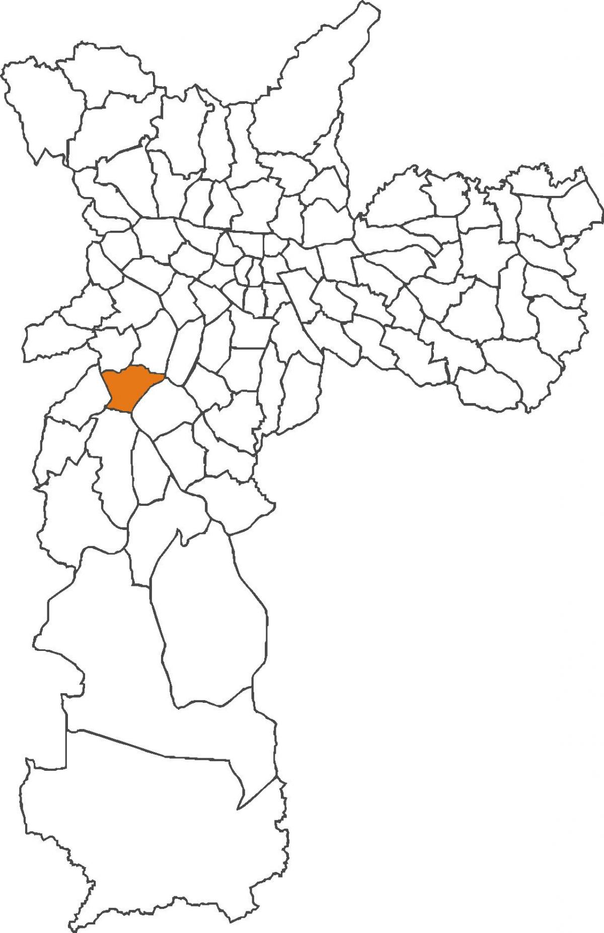 Mapa ng Vila Andrade distrito