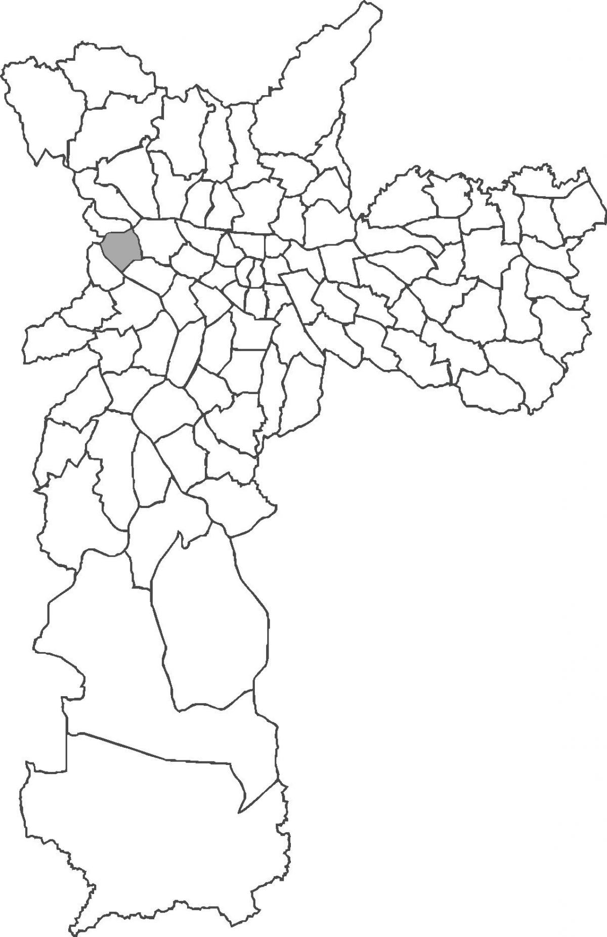 Mapa ng Vila Leopoldina distrito