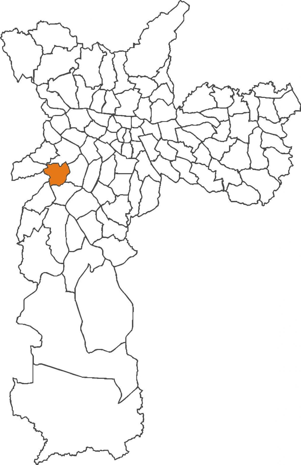Mapa ng Vila Sônia distrito