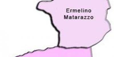 Mapa ng Ermelino Matarazzo sub-prefecture