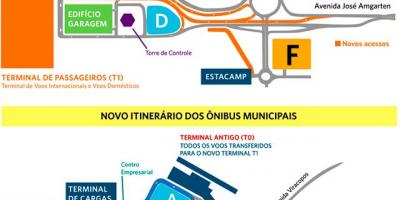 Mapa ng international airport Viracopos
