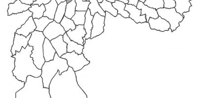 Mapa ng Jardim Paulista distrito