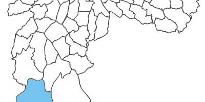 Mapa ng distrito Parelheiros