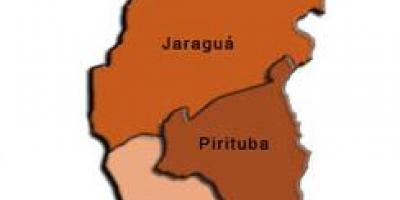 Mapa ng Pirituba-Jaraguá sub-prefecture
