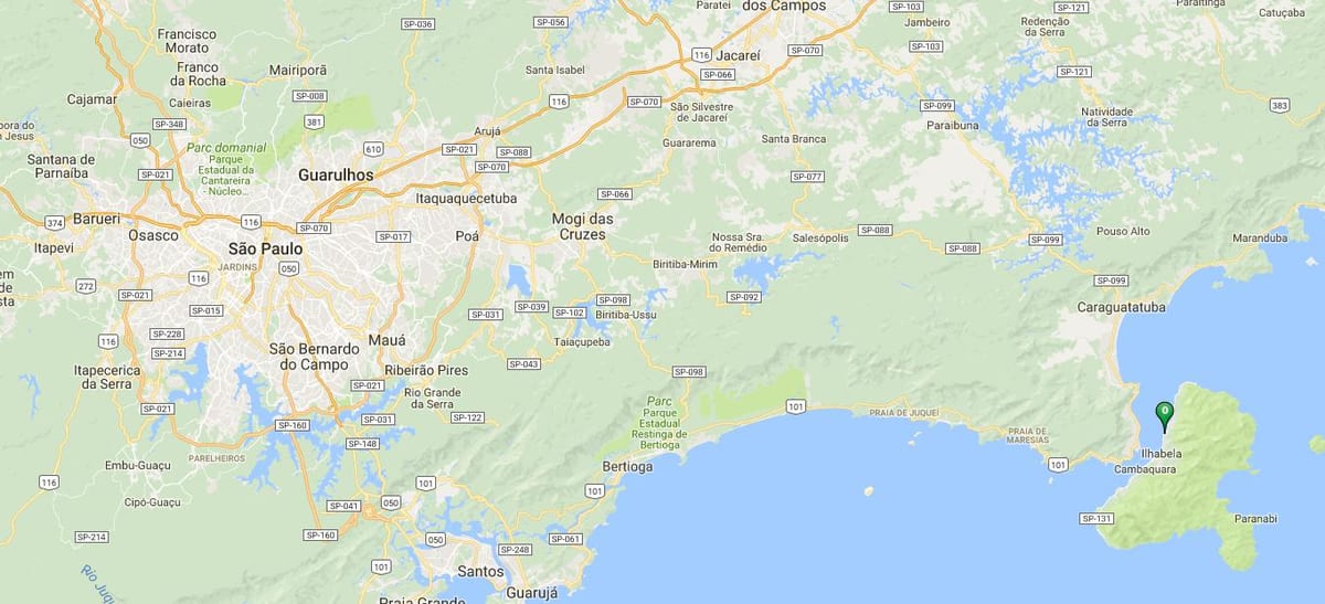 Mapa ng beach Pequeá
