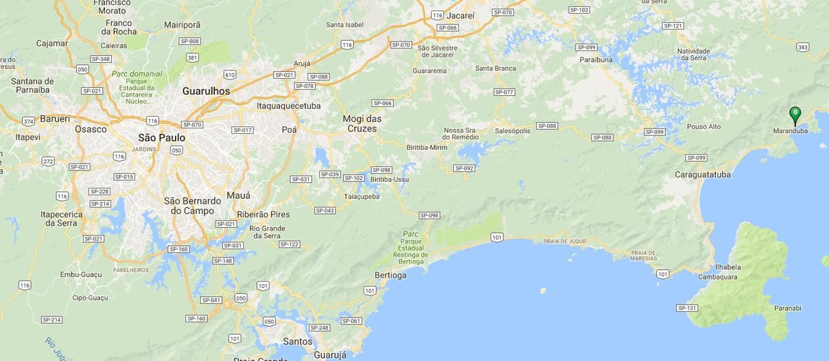 Mapa ng beach Sapê
