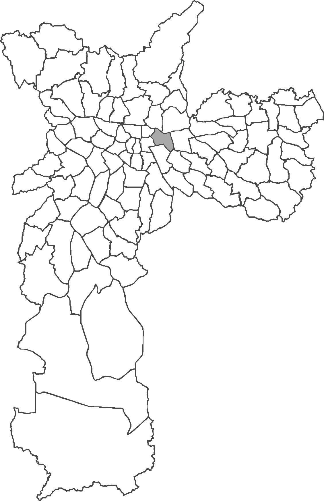 Mapa ng distrito Belém