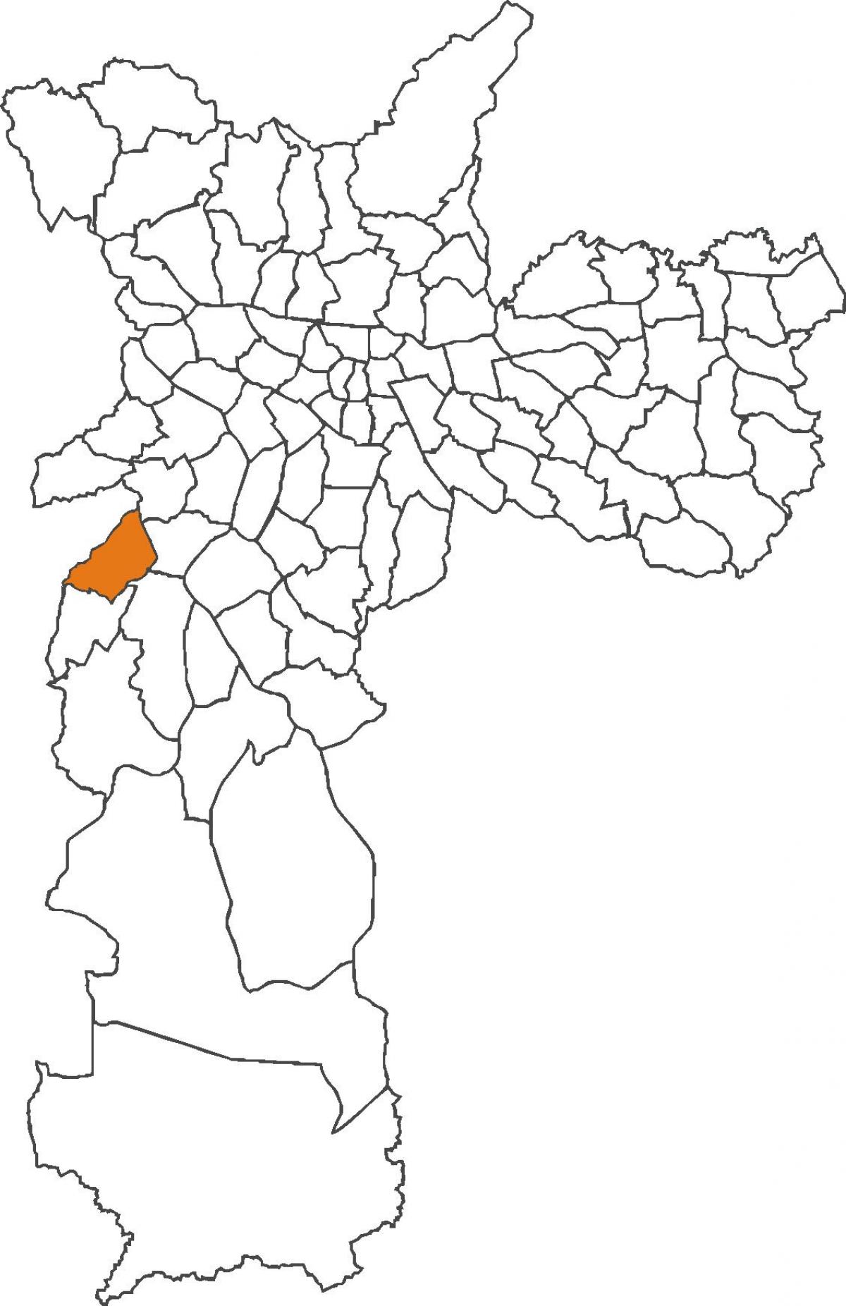 Mapa ng Campo Limpo distrito