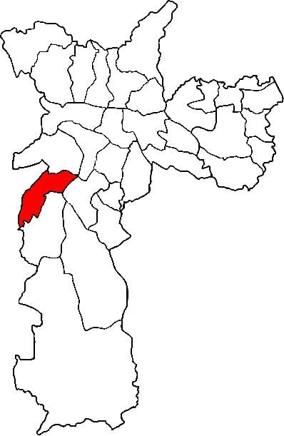Mapa ng Campo Limpo sub-prefecture São Paulo