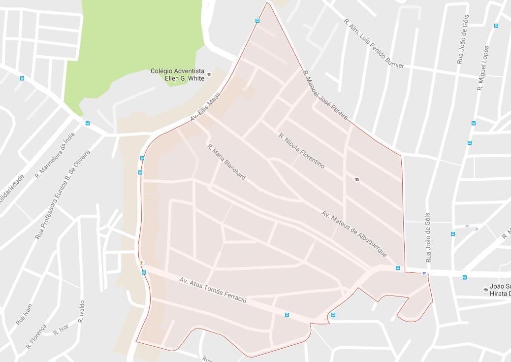Mapa ng Capão Redondo São Paulo