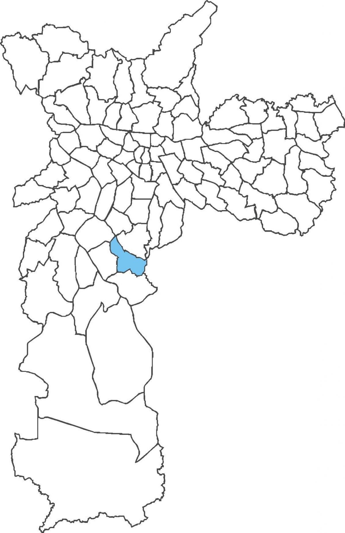 Mapa ng Cidade Ademar distrito