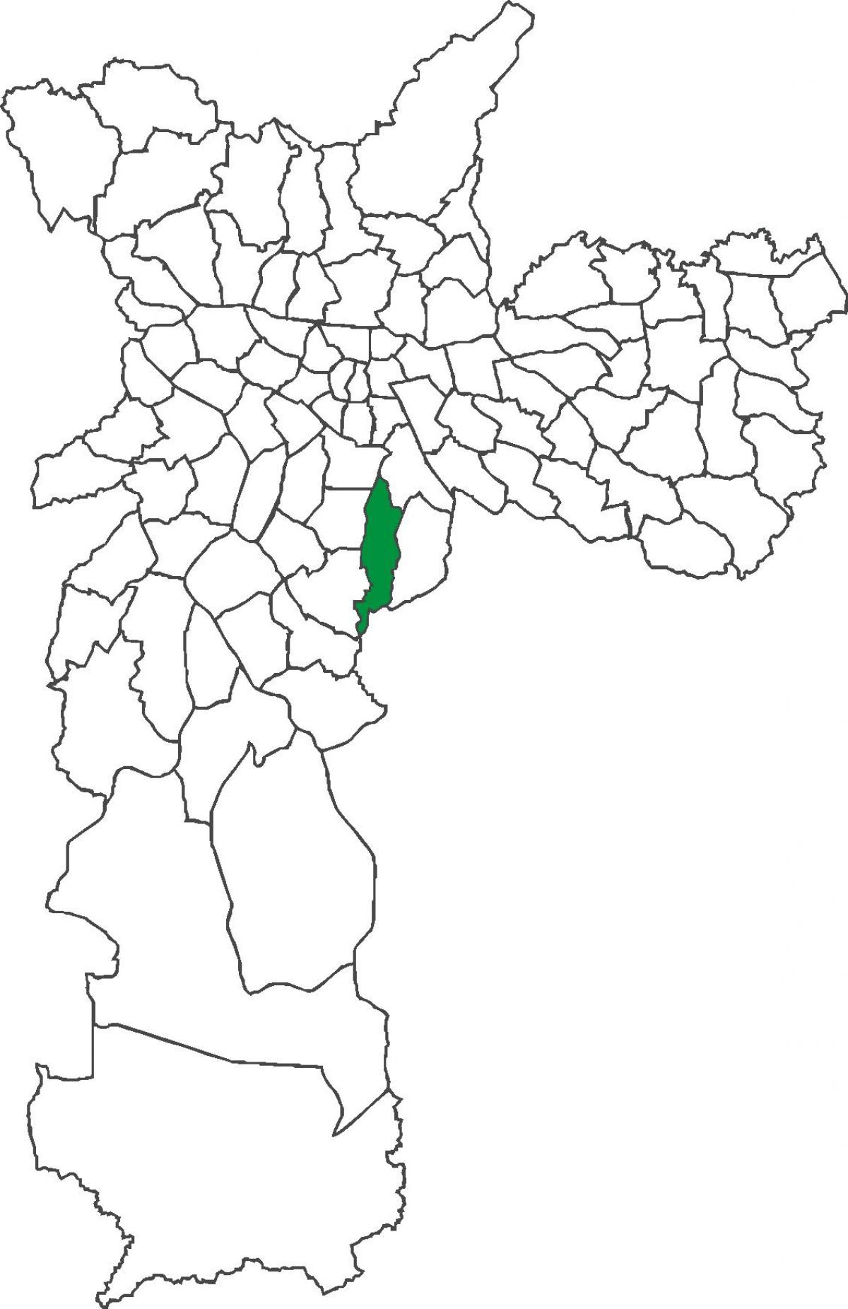 Mapa ng distrito Cursino
