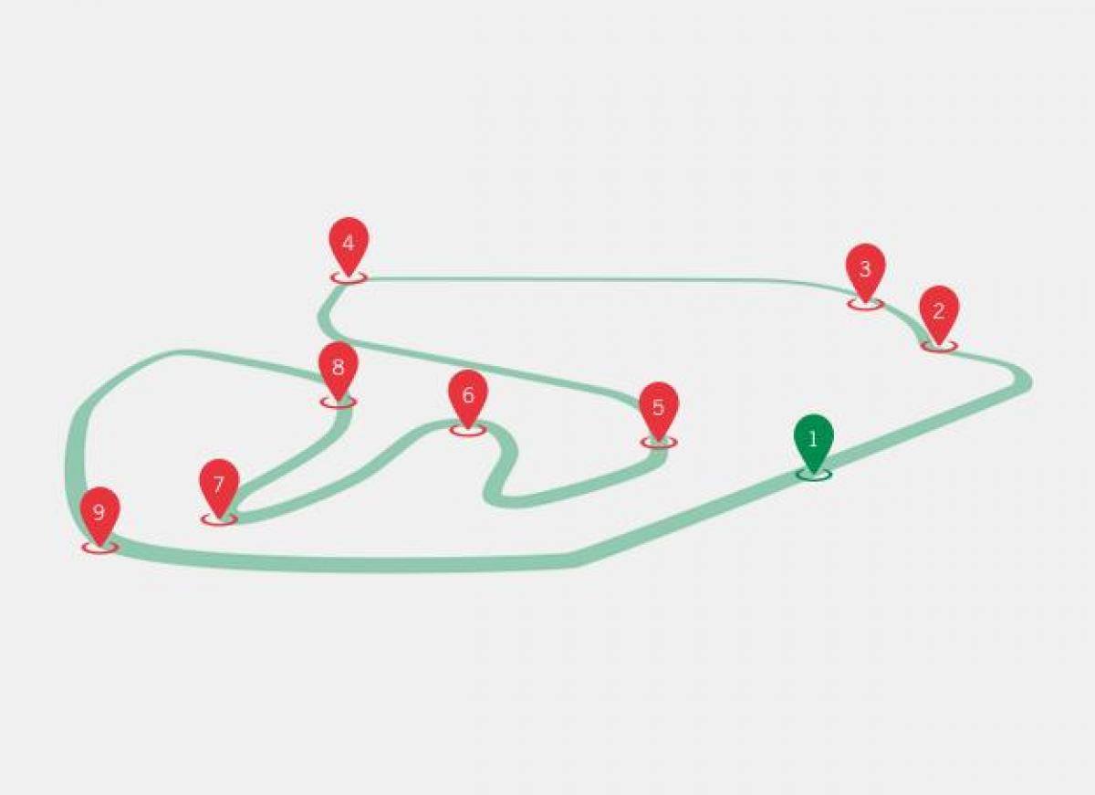 Mapa ng GP Brazil F1