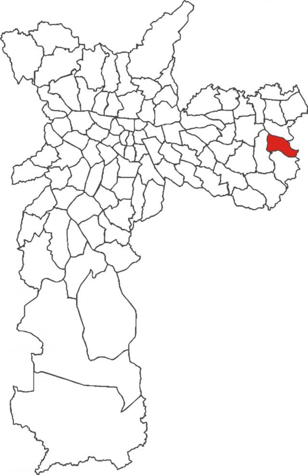 Mapa ng distrito Guaianases
