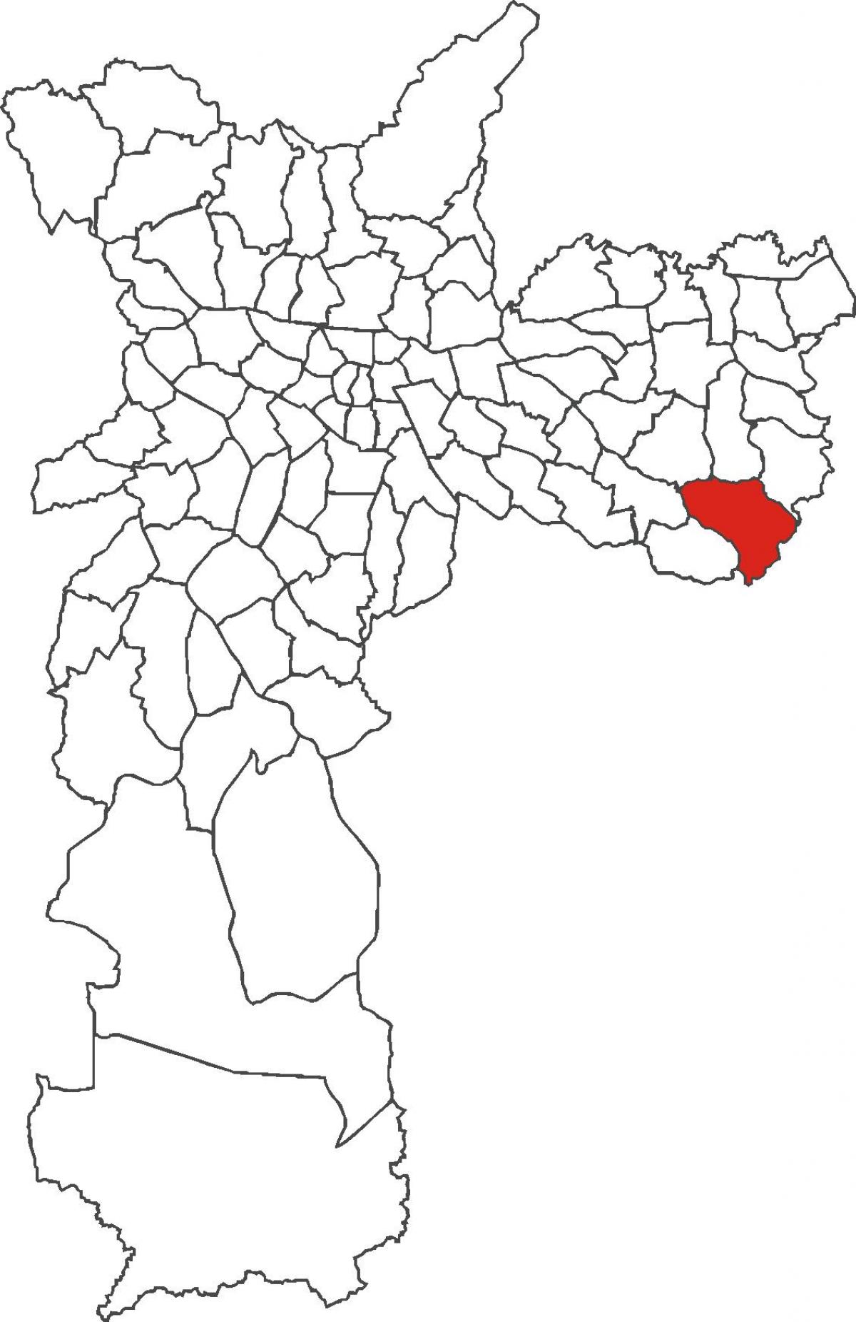 Mapa ng distrito Iguatemi