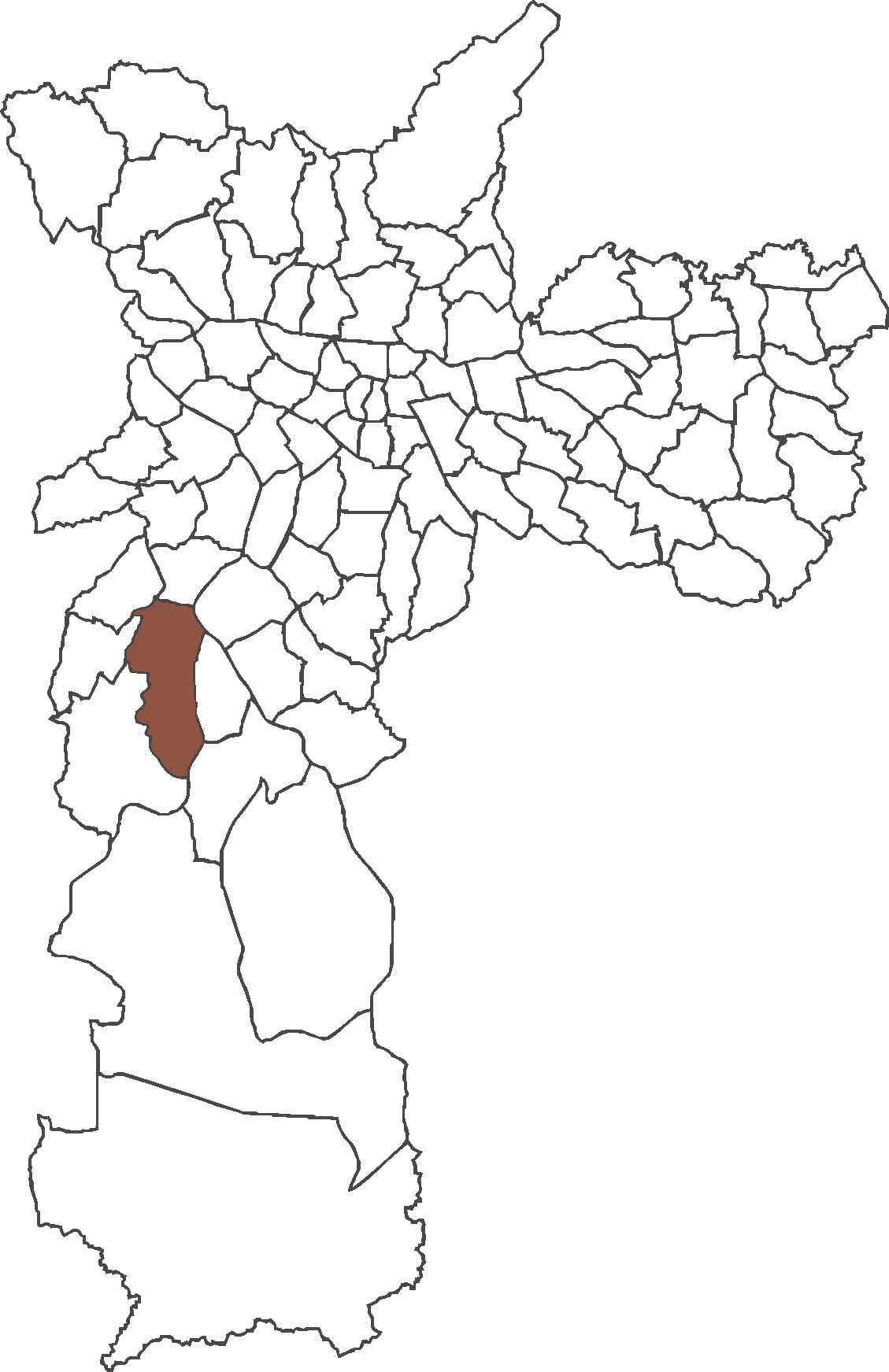 Mapa ng Jardim São Luís distrito