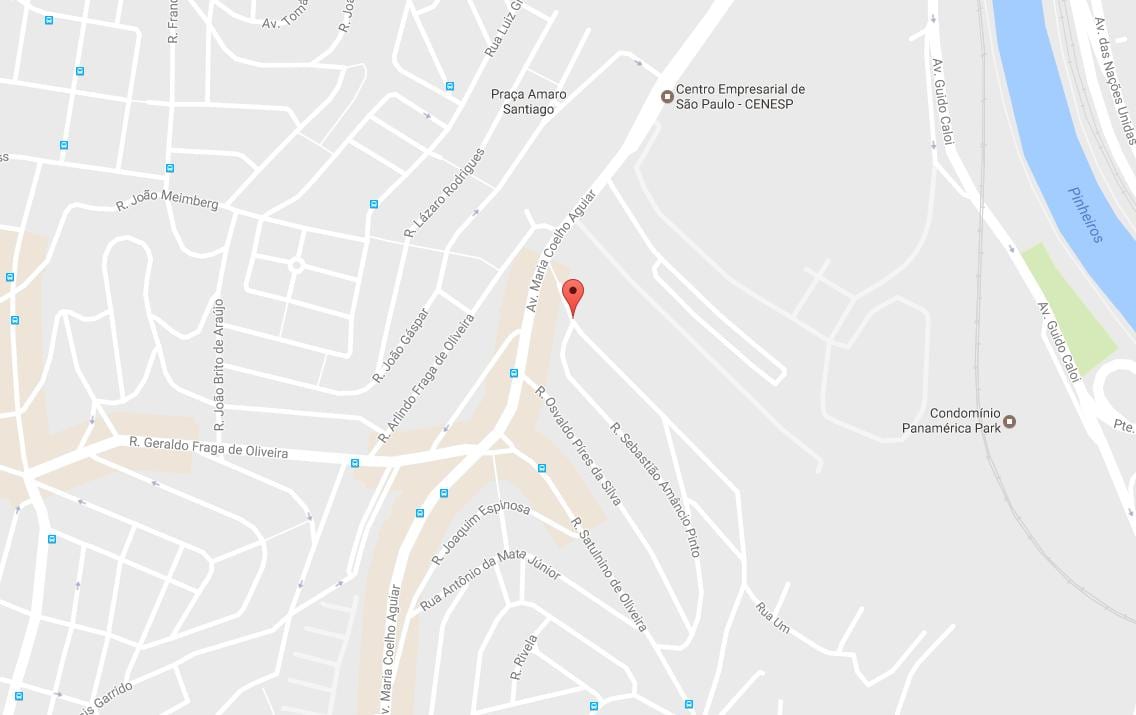 Mapa ng Jardim São Luís São Paulo