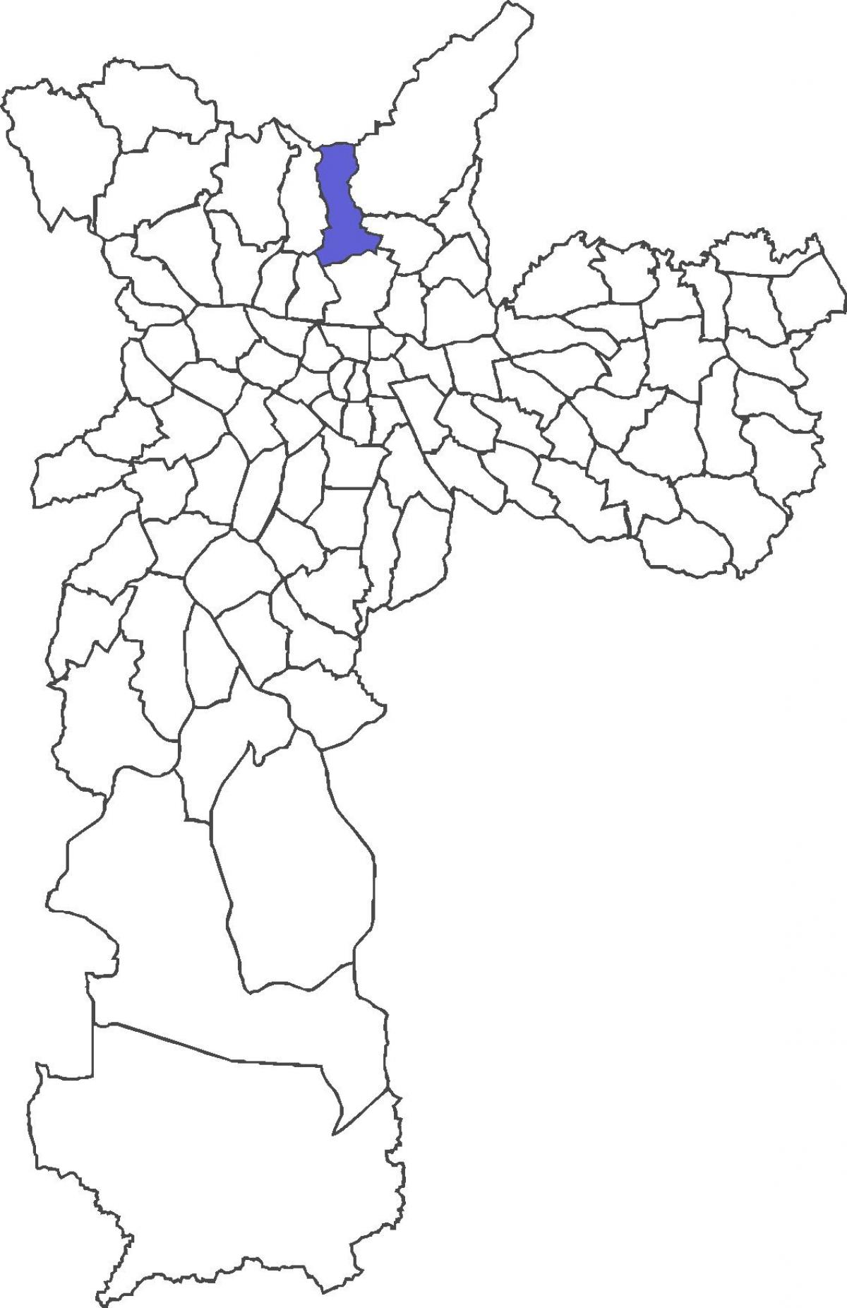 Mapa ng distrito Mandaqui