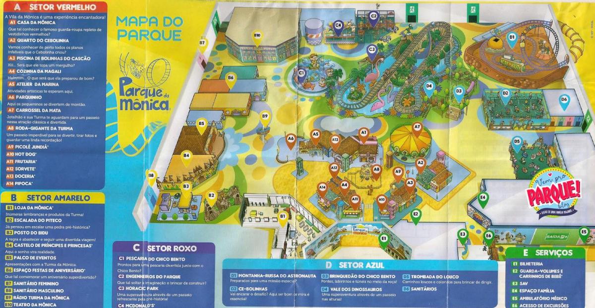 Mapa ng Monica park
