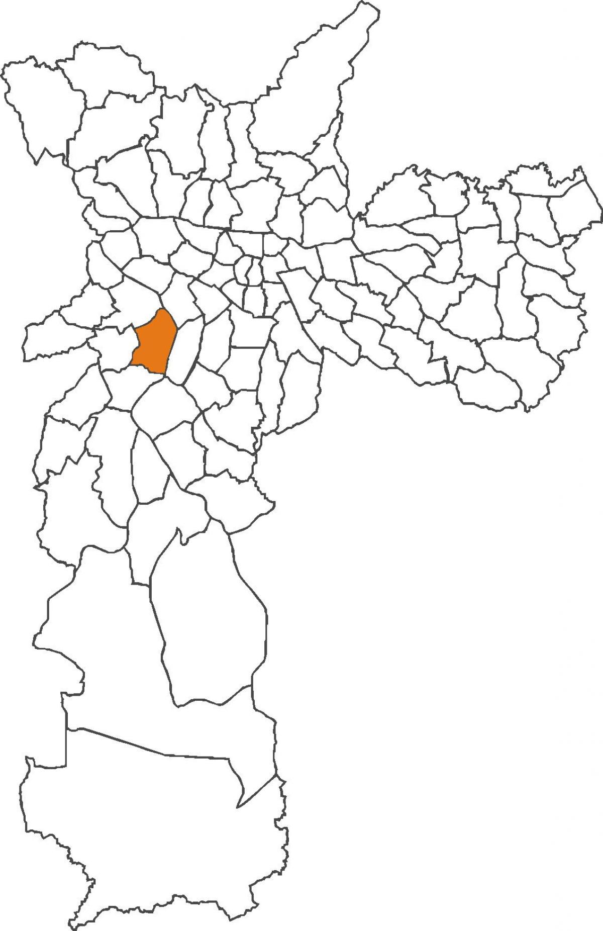 Mapa ng distrito Morumbi