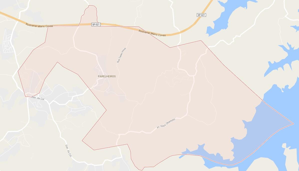 Mapa ng Parelheiros São Paulo