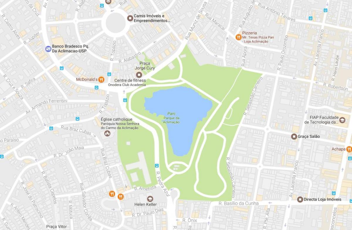 Mapa ng parke pagkahirati sa klima São Paulo