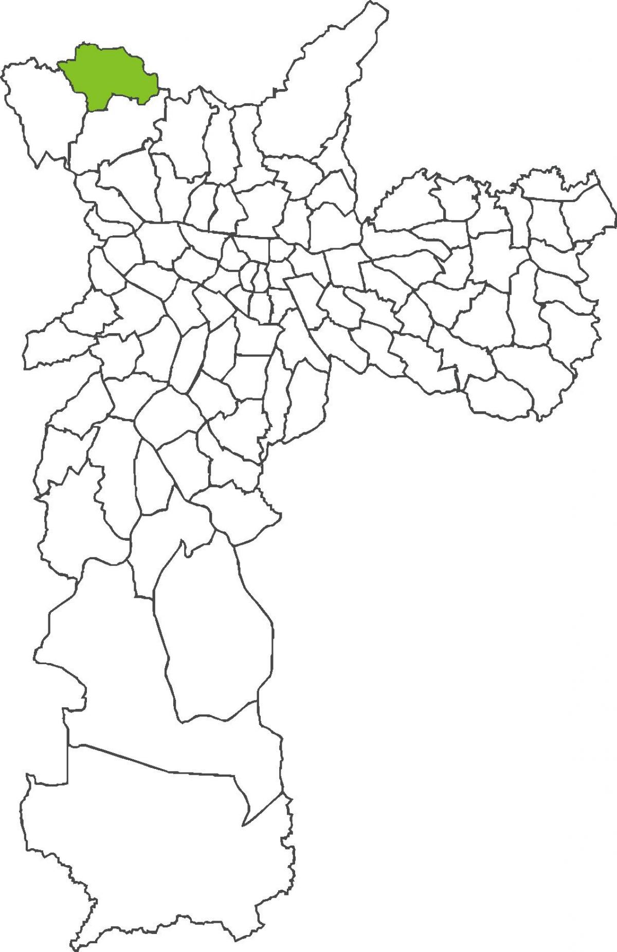 Mapa ng distrito Perus