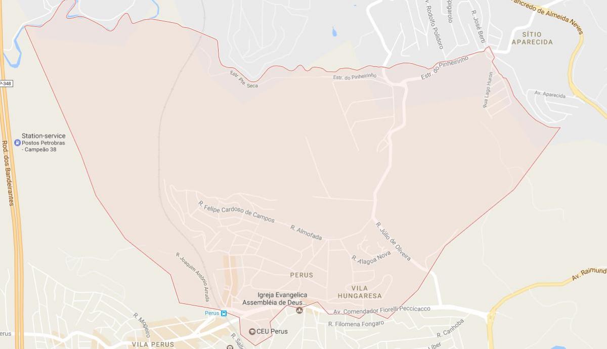 Mapa ng Perus São Paulo
