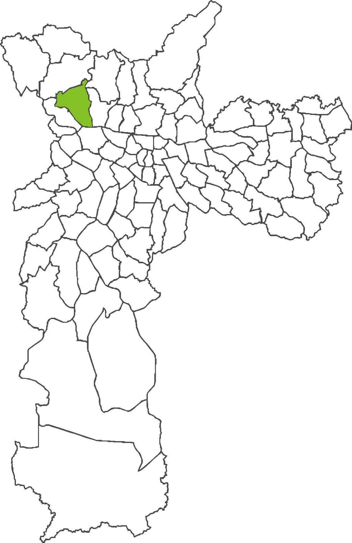 Mapa ng distrito Pirituba