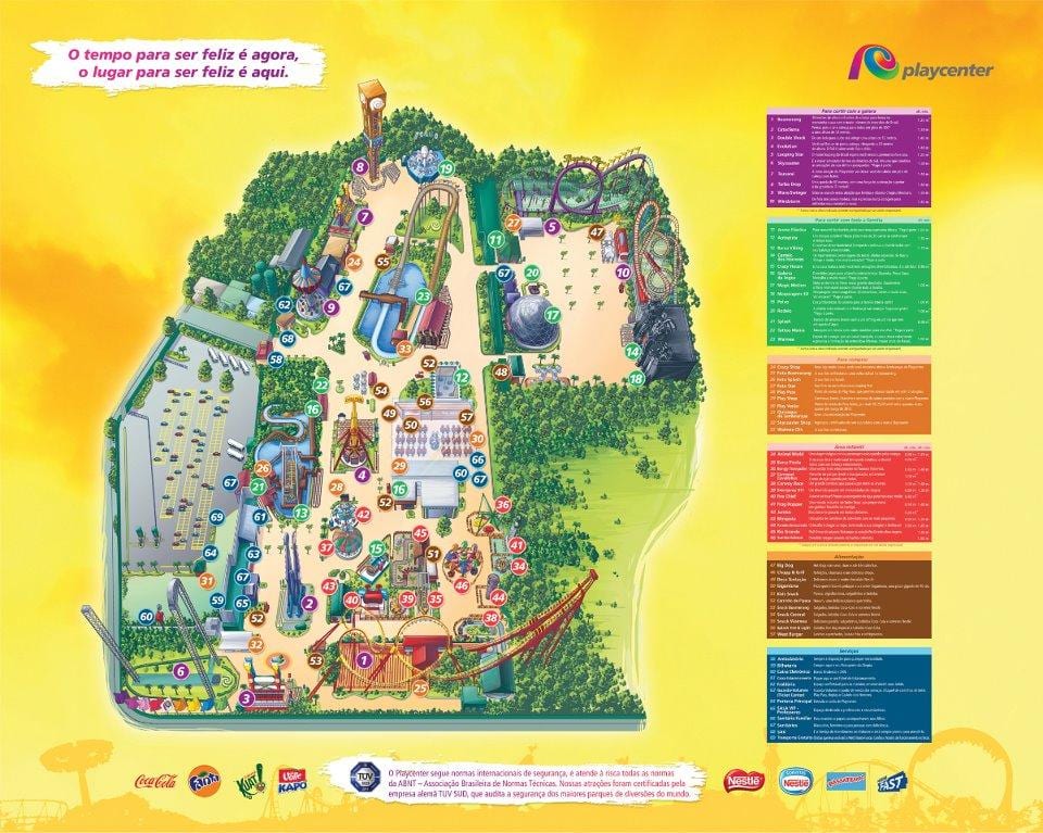 Mapa ng PlayCenter São Paulo