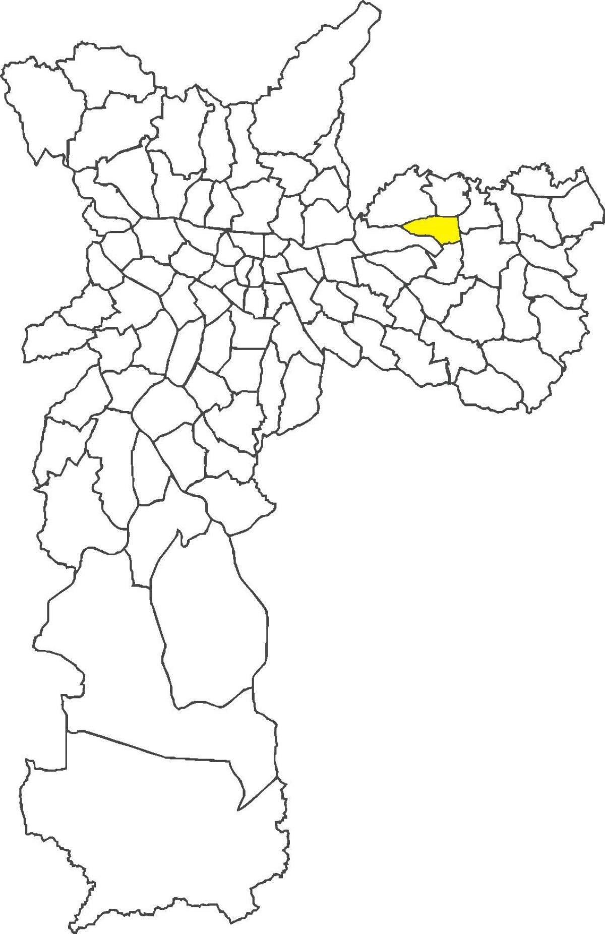 Mapa ng Ponte Rasa distrito