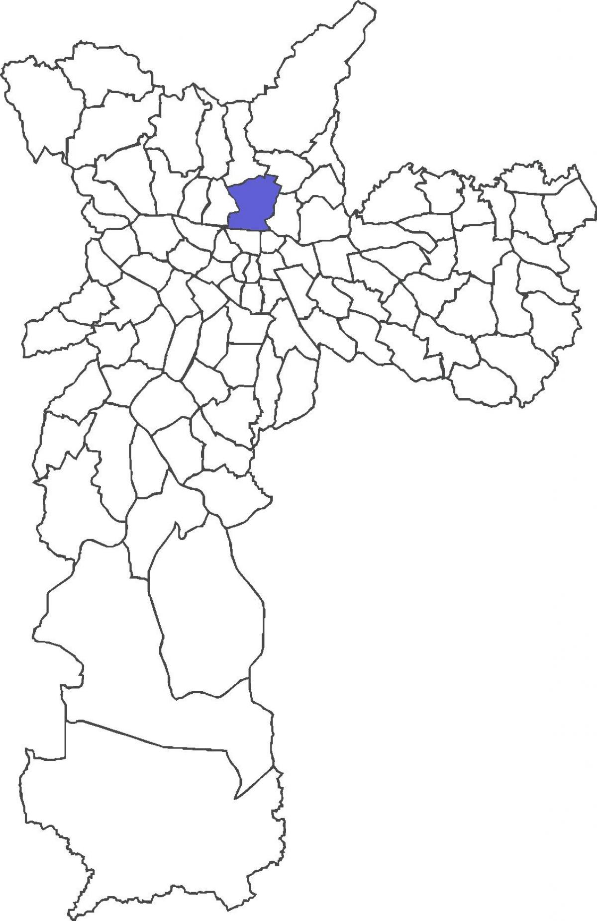 Mapa ng distrito Santana