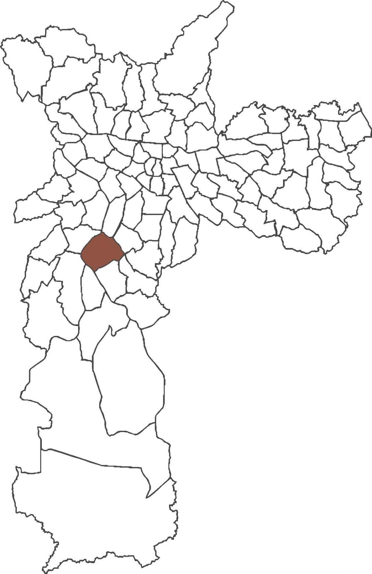 Mapa ng Santo Amaro distrito