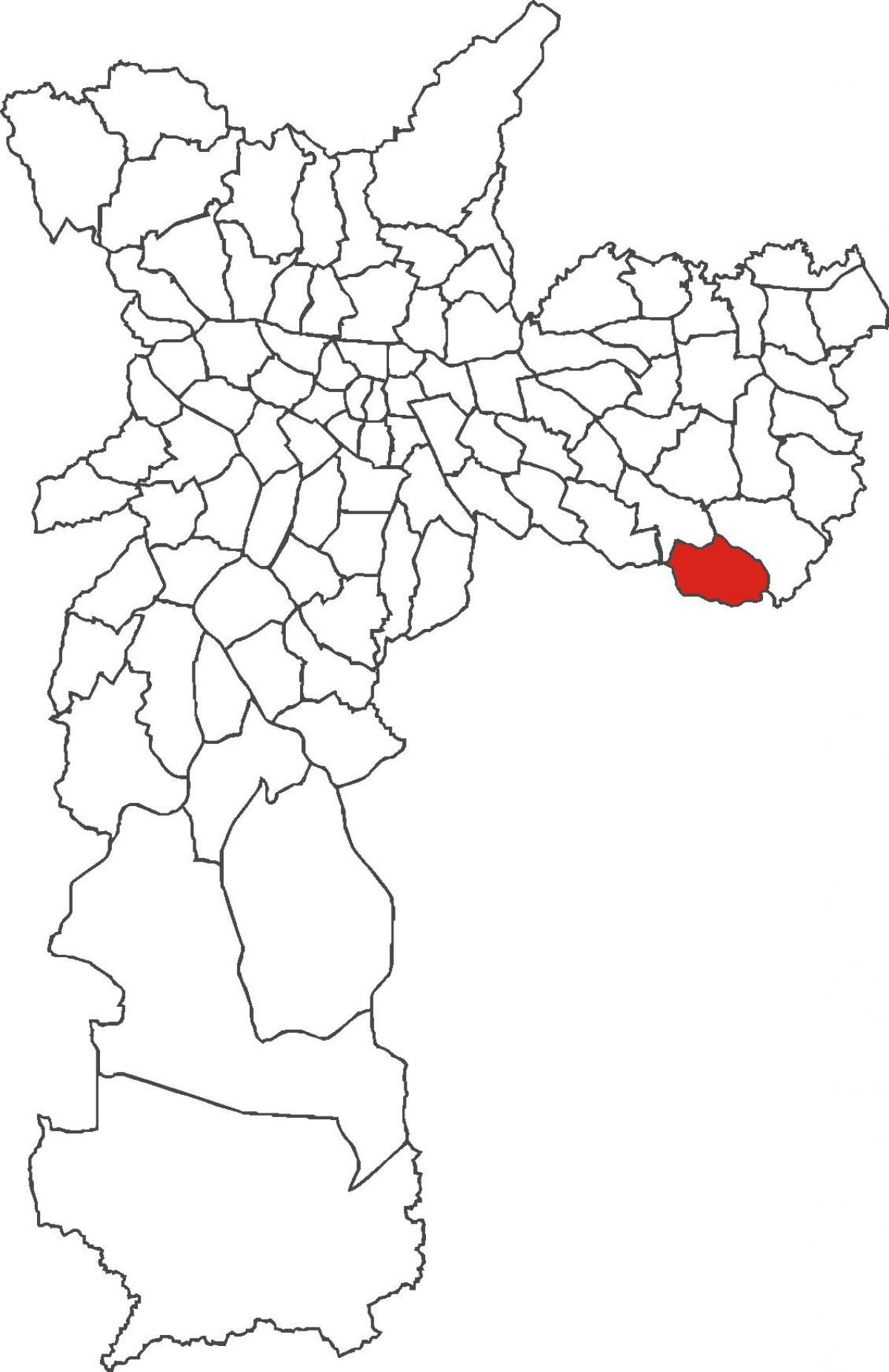 Mapa ng São Rafael distrito