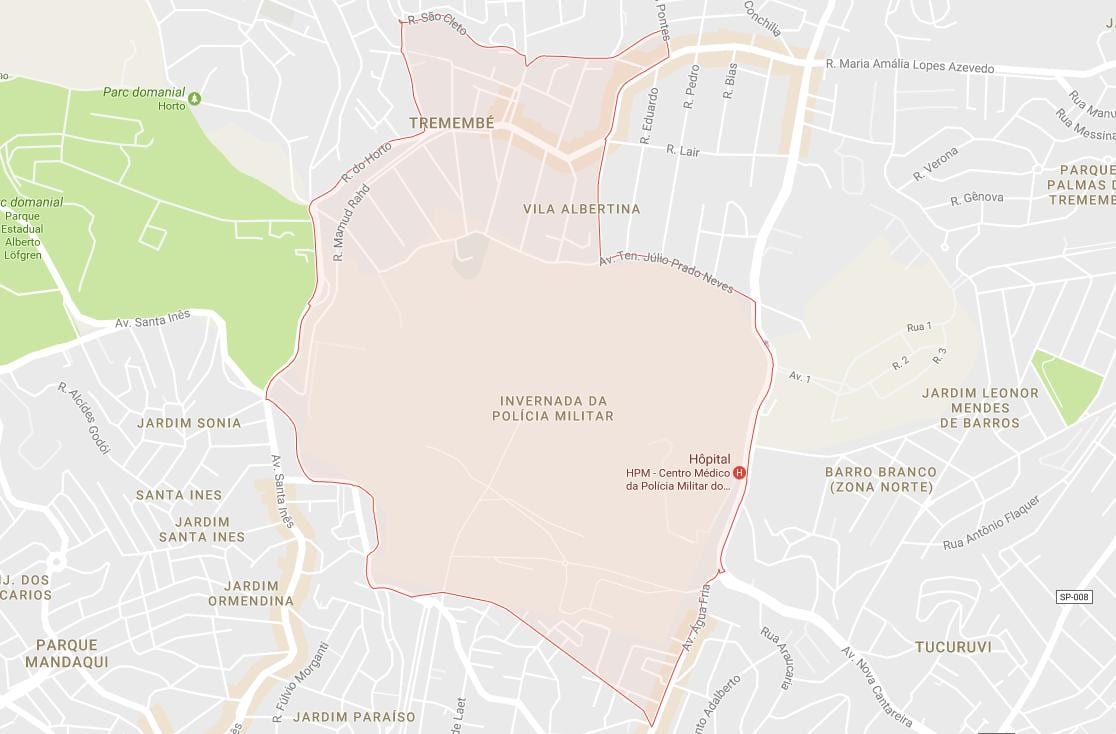 Mapa ng Tremembé São Paulo