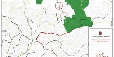 Mapa ng Casa Verde São Paulo - Kalsada
