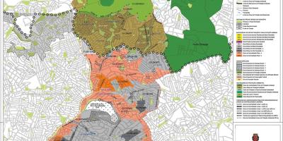 Mapa ng Casa Verde São Paulo - Okupasyon ng lupa