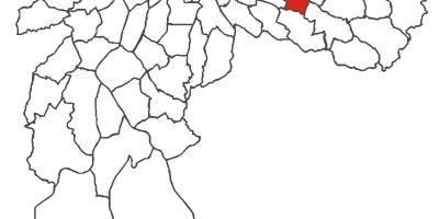 Mapa ng distrito Aricanduva