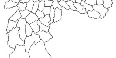 Mapa ng distrito Brás