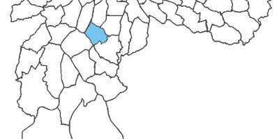 Mapa ng Campo Belo distrito