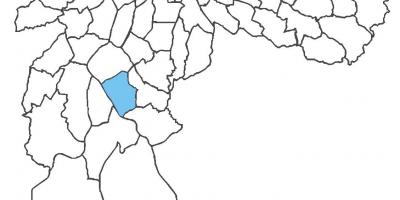 Mapa ng Campo Grande distrito
